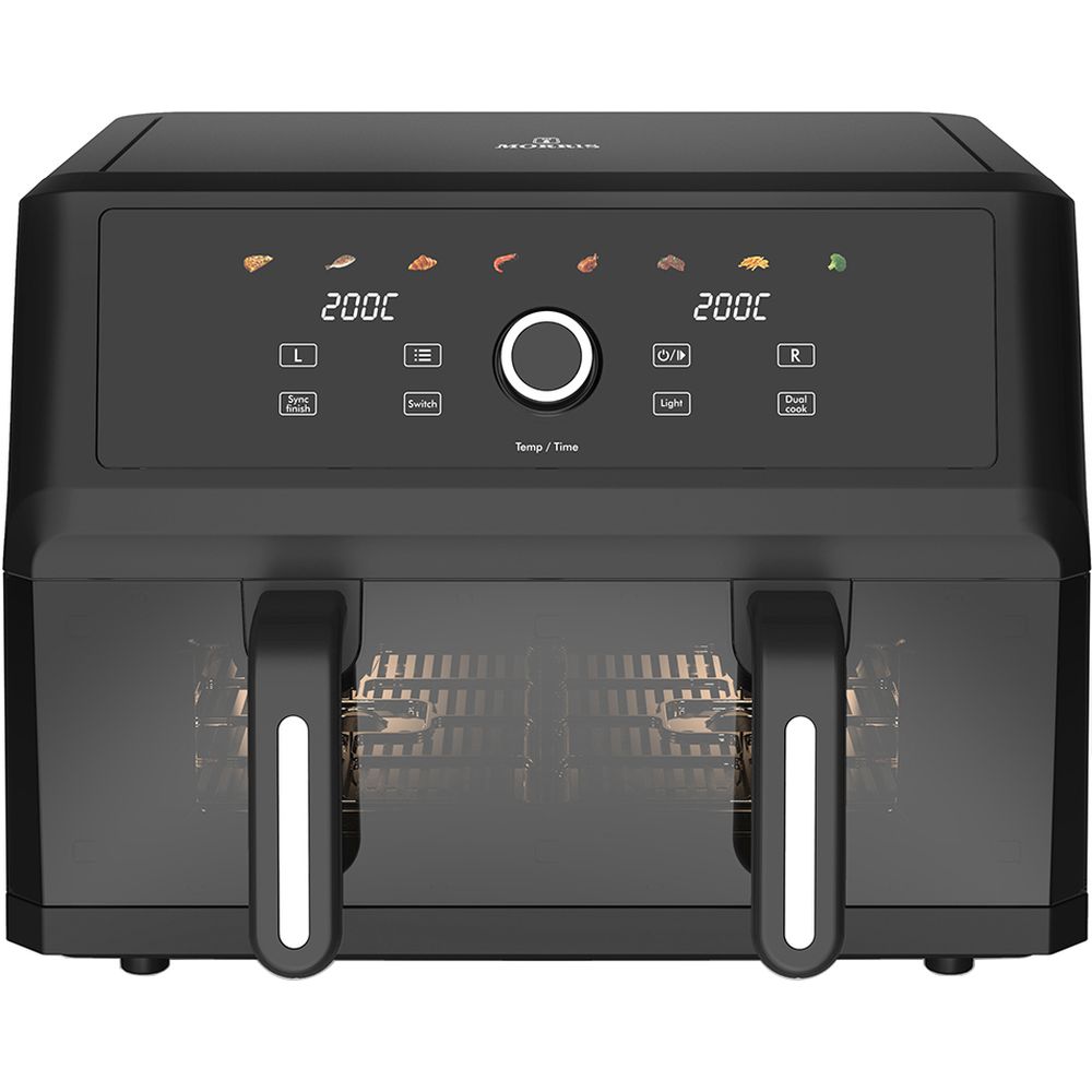Morris MAF-1106C Air Fryer με Διπλό Αποσπώμενο Κάδο 10.4lt Μαύρο
