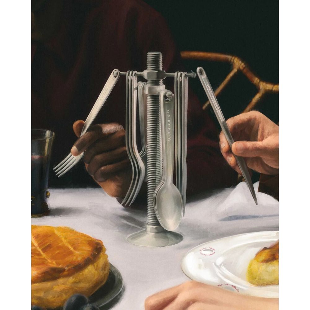 Alessi VA02 Σετ 16ΤΕΜ μαχαιροπήρουνων S/STEEL ΜΕ ΒΑΣΗ VIRGIL - Image 2