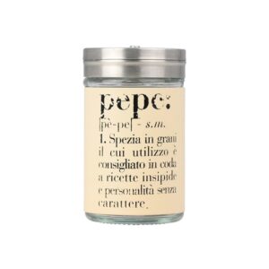 Estia 01-28770 Δοχειο για Πιπερι Allure Γυαλινο 4.8x8.2cm Μπεζ