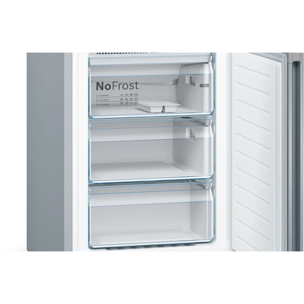 Bosch KGN39VIEB Ψυγειοκαταψύκτης 368lt Total NoFrost Υ203xΠ60xΒ66εκ. Γκρι - Image 3