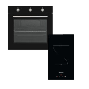 Pyramis PO78031008PBL + PHC32210FMB Φούρνος άνω Πάγκου 78lt με Κεραμικές Εστίες Π59.5εκ