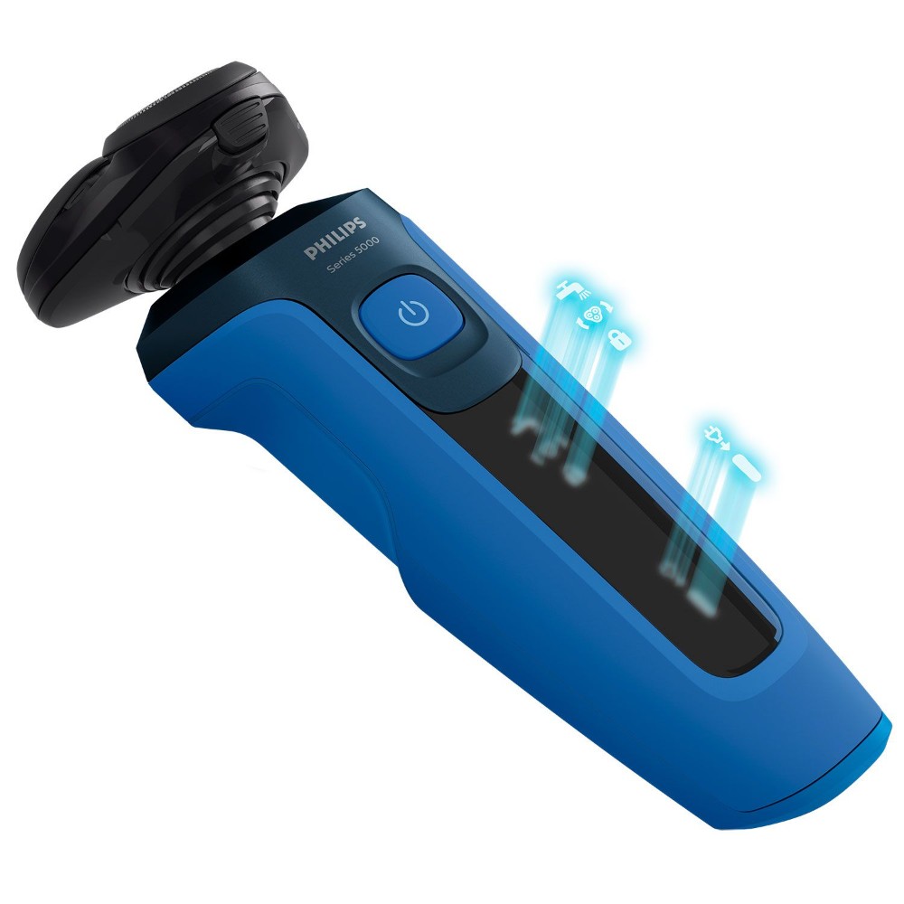 Philips S5466/17 Ξυριστική Μηχανή Προσώπου Επαναφορτιζόμενη Μπλε - Image 2
