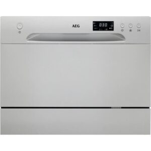 AEG FFB21200CS Πλυντήριο Πιάτων Πάγκου για 6 Σερβίτσια Π55cm Ασημί