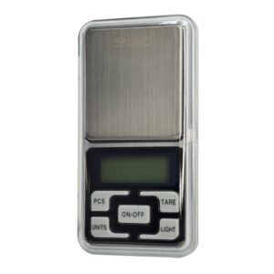 Bruno BRN-0076 Μίνι Ζυγαριά Ακριβείας έως 500g Ασημί