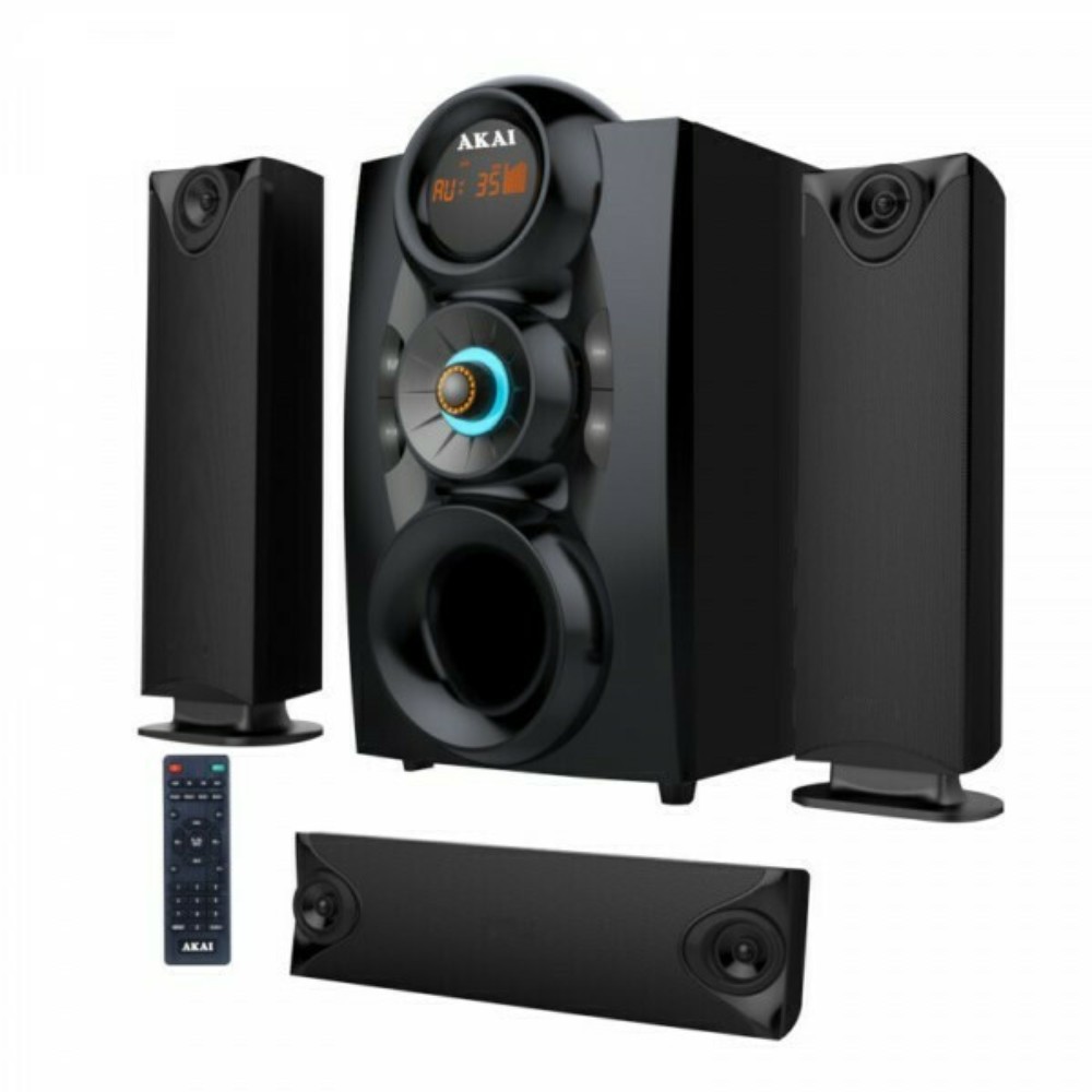 Akai SS028A-3208C Ηχοσύστημα 3.1 75W με Digital Media Player Μαύρο - Image 2