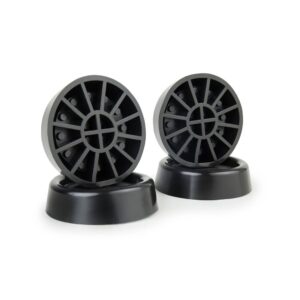 Roller Kappatos 00681 Αντικραδασμικά Πέλματα Πλυντηρίου/Στεγνωτηρίου 4τμχ Μαύρο