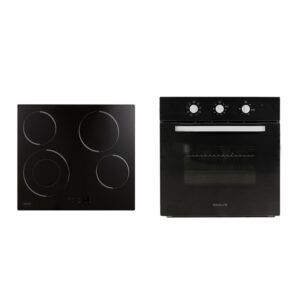 Davoline OHCS 8004 BL Φούρνος άνω Πάγκου 75lt με Κεραμικές Εστίες Π59.4εκ. Μαύρος