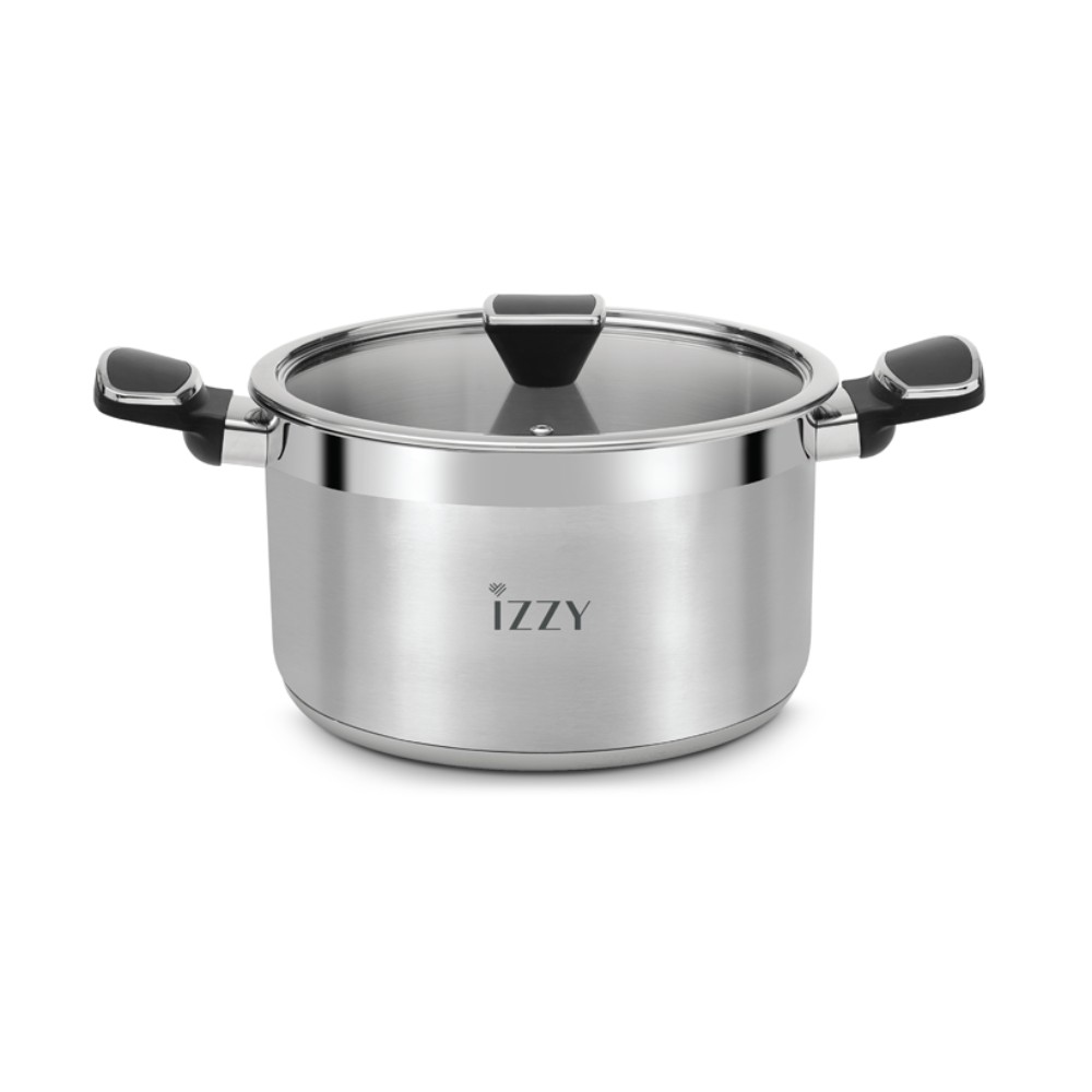 Izzy Top Chef Κατσαρόλα από Ανοξείδωτο Ατσάλι 24cm 225020