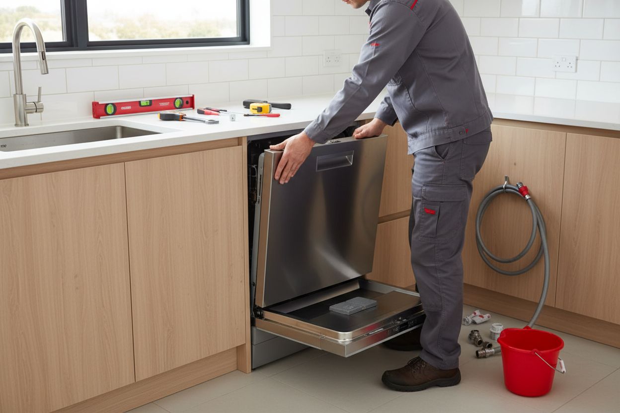 επαγγελματική εγκατάσταση πλυντηρίου πιάτων