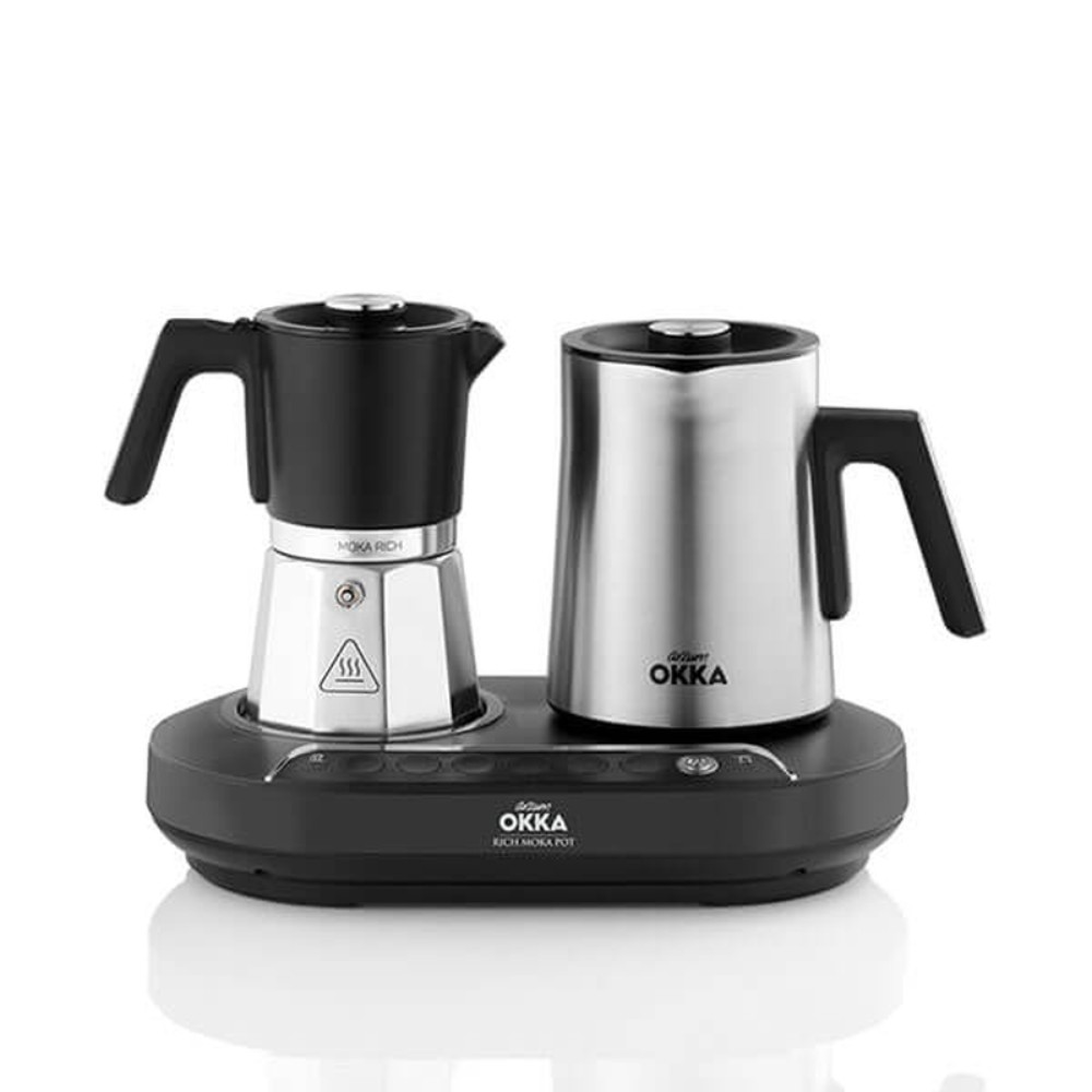 Arzum Okka OK0027 Συσκευή Ελληνικού & Espresso Rich Moka Pot Chrome