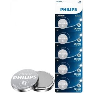 Philips CR2032P5/01GRS Μπαταρίες Λιθίου 5τμχ CR2032 210 mAh 3V