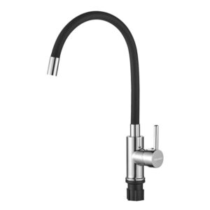 Bruno M54804-006c-S626-BK Μπαταρία Κουζίνας Εύκαμπτή Μαύρη