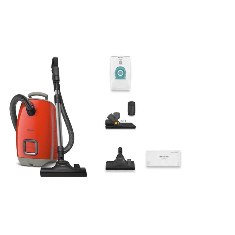 Miele Guard L1 12851770 Ηλεκτρική Σκούπα 890W με Σακούλα 3.5lt Κόκκινη - Image 2