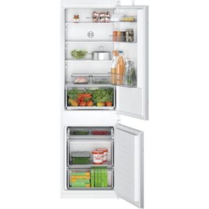 Bosch KIV86NSE0 Εντοιχιζόμενος Ψυγειοκαταψύκτης 267lt Υ177.2xΠ54.1xΒ54.8cm Λευκός