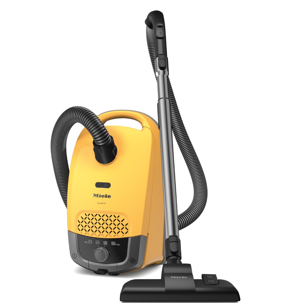 Miele Guard S1 Ηλεκτρική Σκούπα Δαπέδου 890W με Σακούλα 3.5lt Κίτρινη 12558590