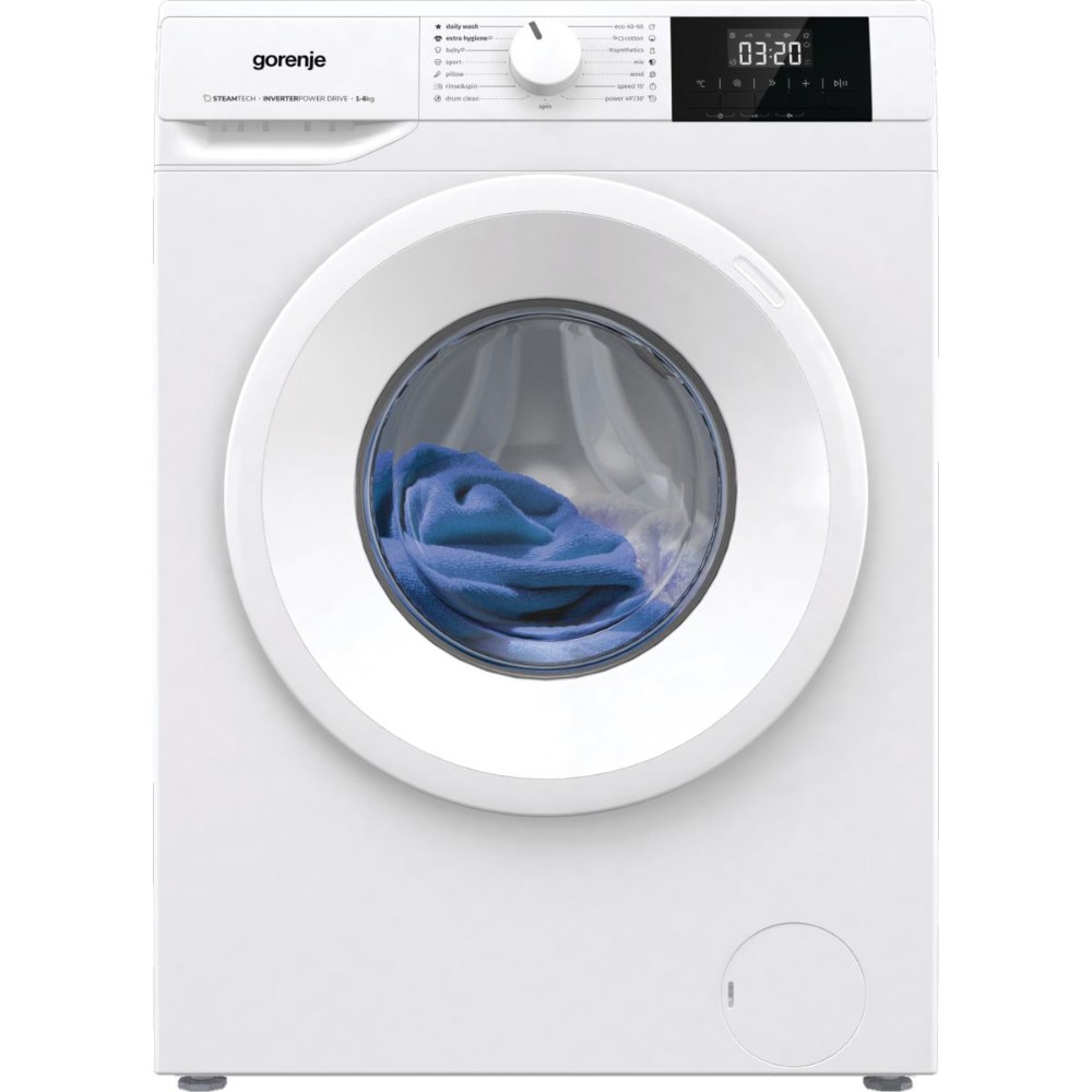 Gorenje WNGPI61SBS Πλυντήριο Ρούχων 6kg με Ατμό 1000 Στροφών