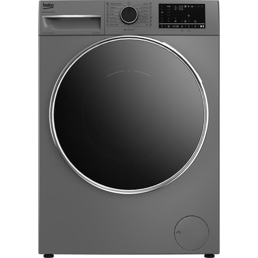 Beko Pro AWGB 1012S/PRO + AWZB 9HPS/PRO + 00718 ROLLER Σετ Πλυντήριο Στεγνωτήριο και Βάση Σύνδεσης - Image 2