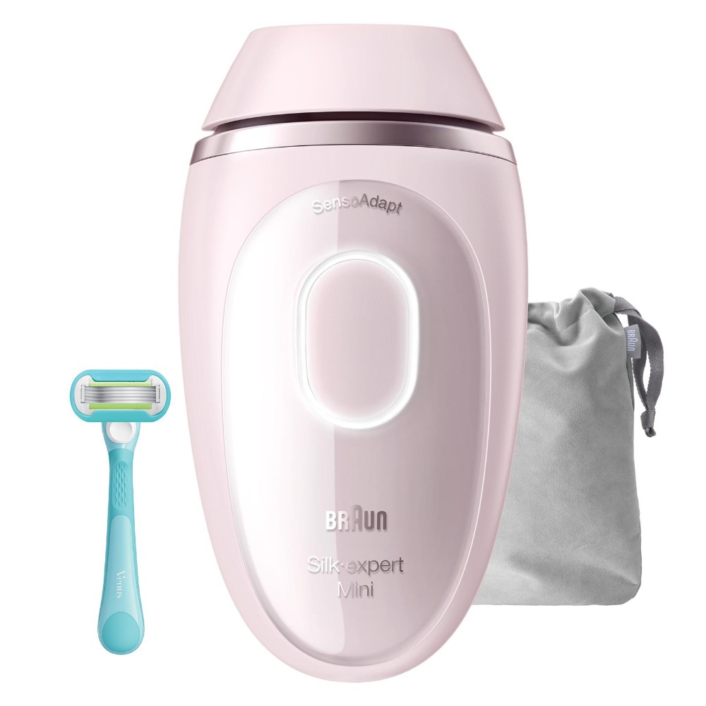 Braun PL1111 Silk Expert Mini Αποτριχωτική Μηχανή Epilator για Πρόσωπο & Σώμα
