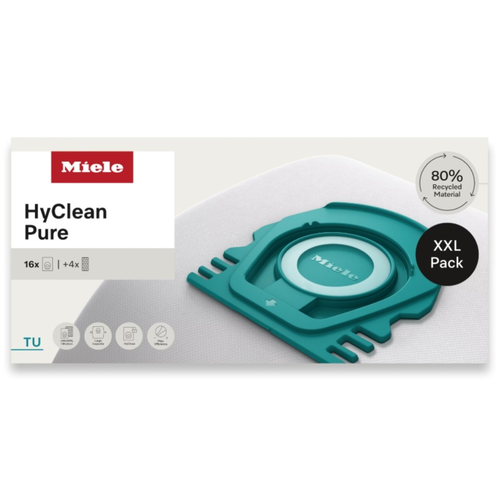 Miele TU XXL HyClean Pure Σακούλες Σκούπας 16τμχ και Φίλτρα Εξαερισμού 12695210
