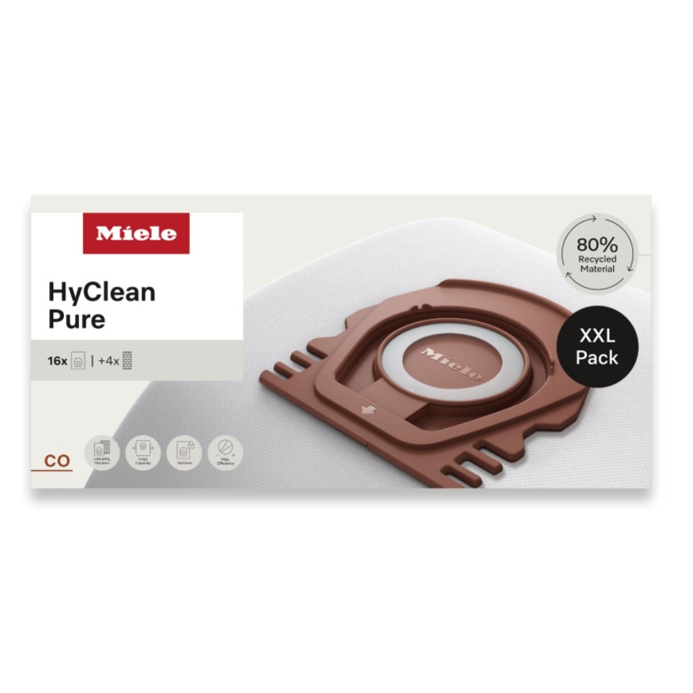 Miele CO XXL HyClean Pure Σακούλες Σκούπας 16τμχ και Φίλτρα 12695230