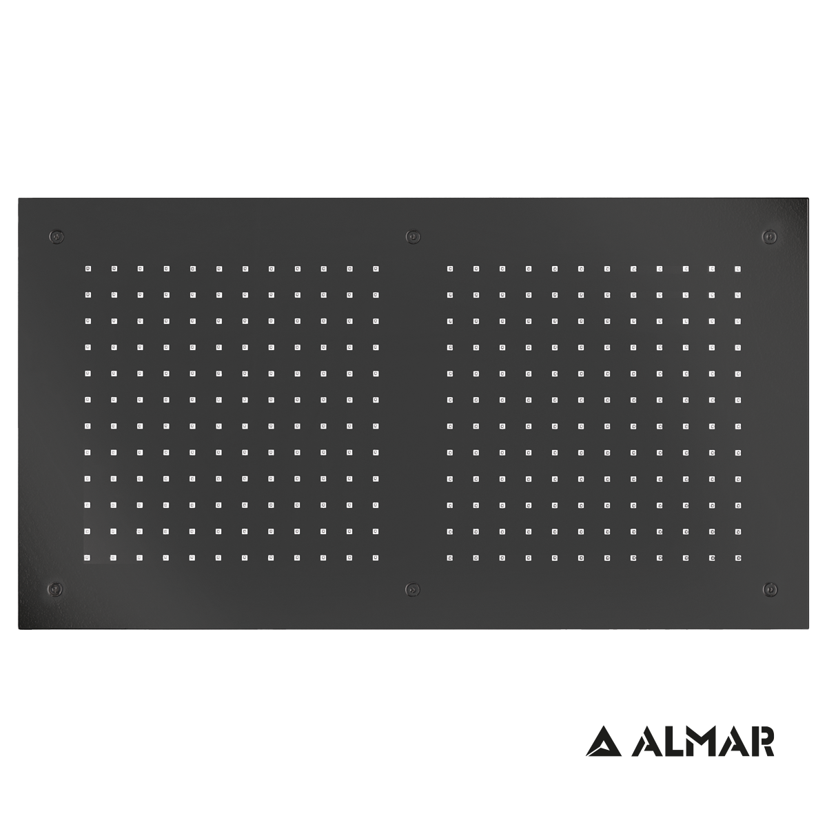ΚΕΦΑΛΗ ΟΡΟΦ.TEMPTATION 70x38 ALMAR INOX PVD BLACK BRUSHED