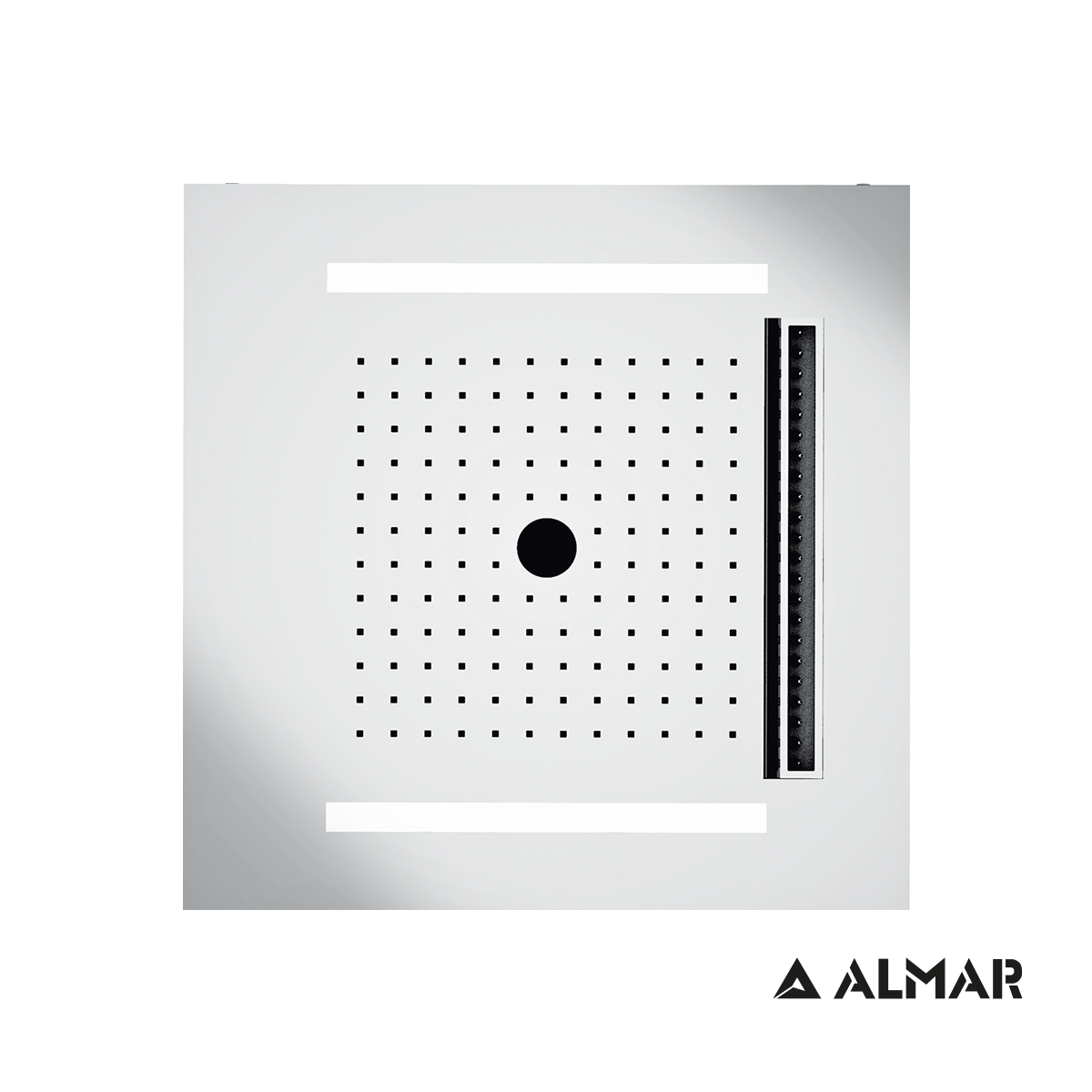 ΚΕΦ.ΟΡΟΦ.TEMOTION ΧΡΩΜΑΤ/ΠΕΙΑ 50x50 (E044259) ALMAR INOX CHROME