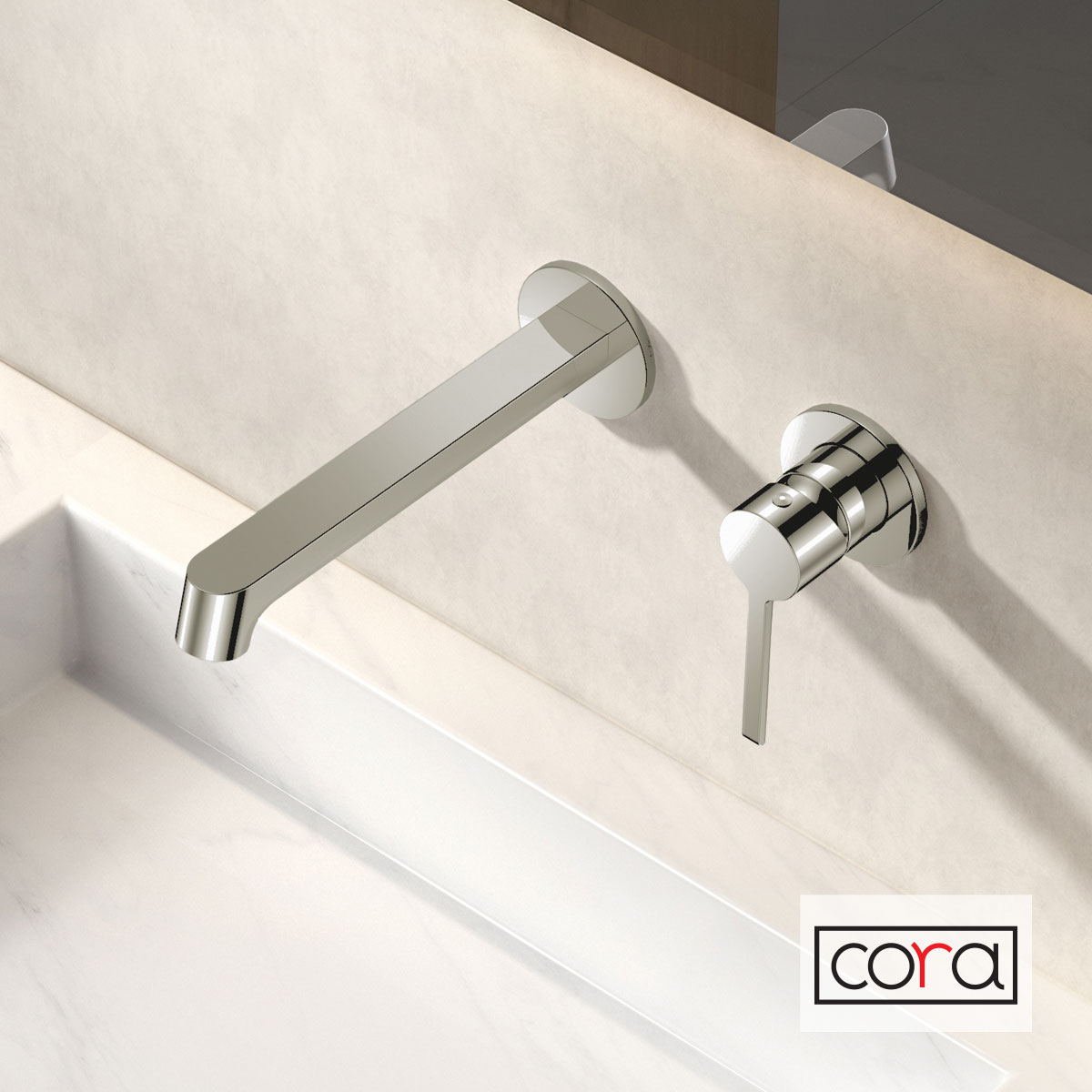ΜΠΑΤΑΡΙΑ ΝΙΠΤΗΡΟΣ ΤΟΙΧΟΥ OCCO CORA CHROME - Image 2