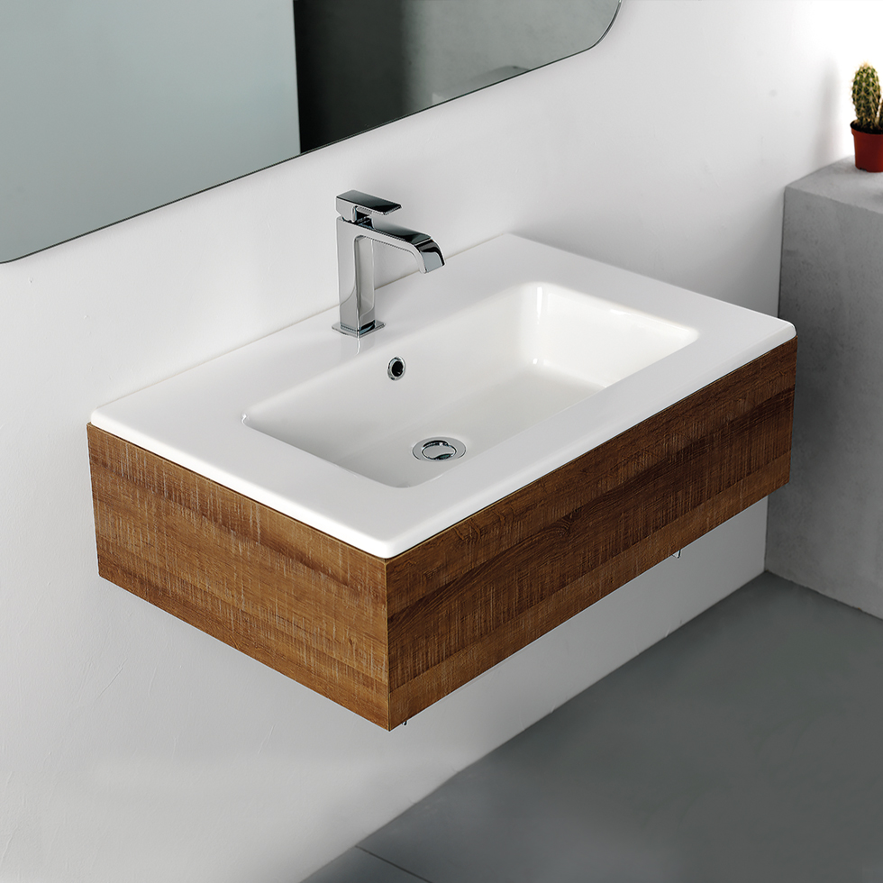 ΝΙΠΤΗΡΑΣ FLAT 71,5x46,5 (1 οπή) BIANCO CERAMICA WHITE