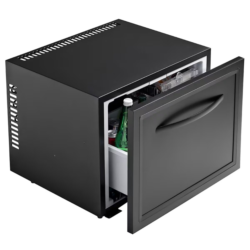 IndelB TD50 Εντοιχιζόμενο Ψυγείο Mini Bar 37lt Υ42xΠ55xΒ47.5cm Μαύρο
