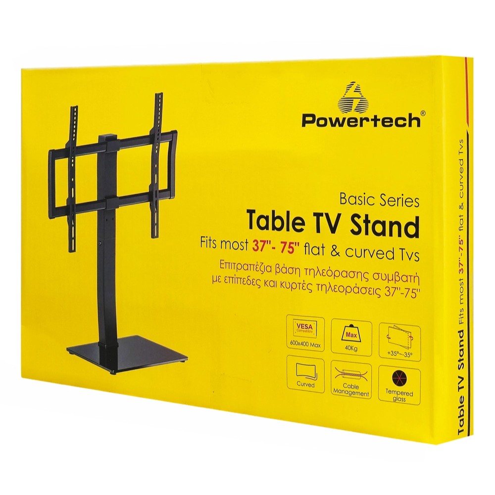 Powertech PT-1565 Βάση Τηλεόρασης Επιτραπέζια 37-75" έως 40kg - Image 2