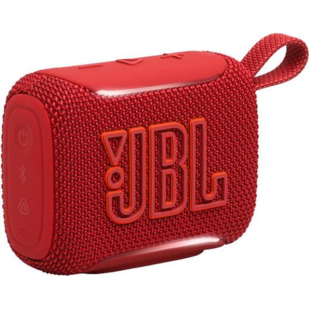 JBL Go 5 Αδιάβροχο Ηχείο Bluetooth 4.8W με Διάρκεια Μπαταρίας έως 10 ώρες Κόκκινο