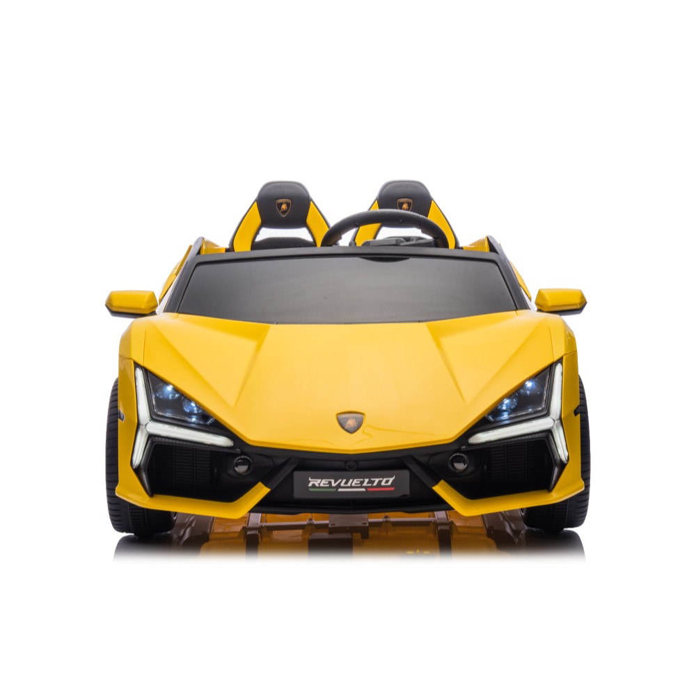 Lamborghini Revuelto Full Edition 24V 4x4 Διθέσιo License Original Electric Bulls Κίτρινο