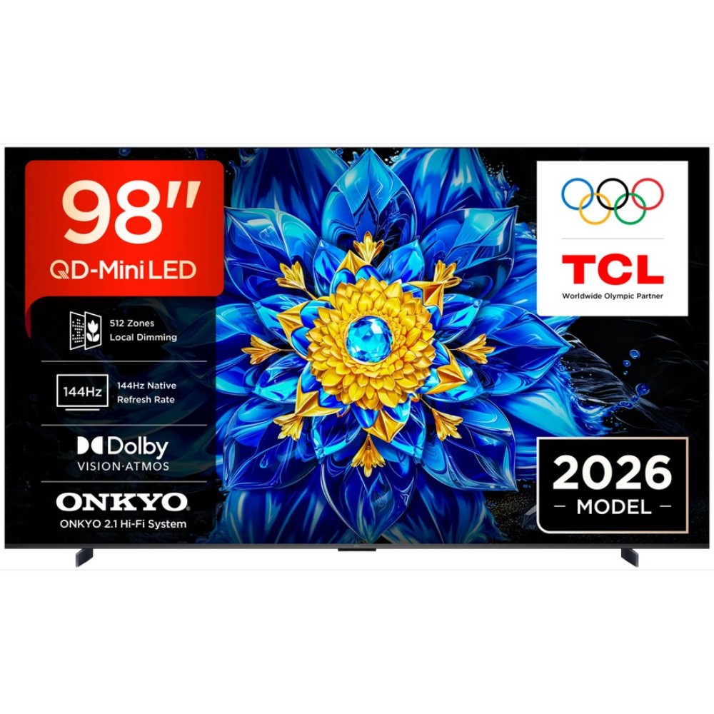 TCL 98P8L Smart Τηλεόραση 98" 4K UHD QD-Mini LED HDR 2026