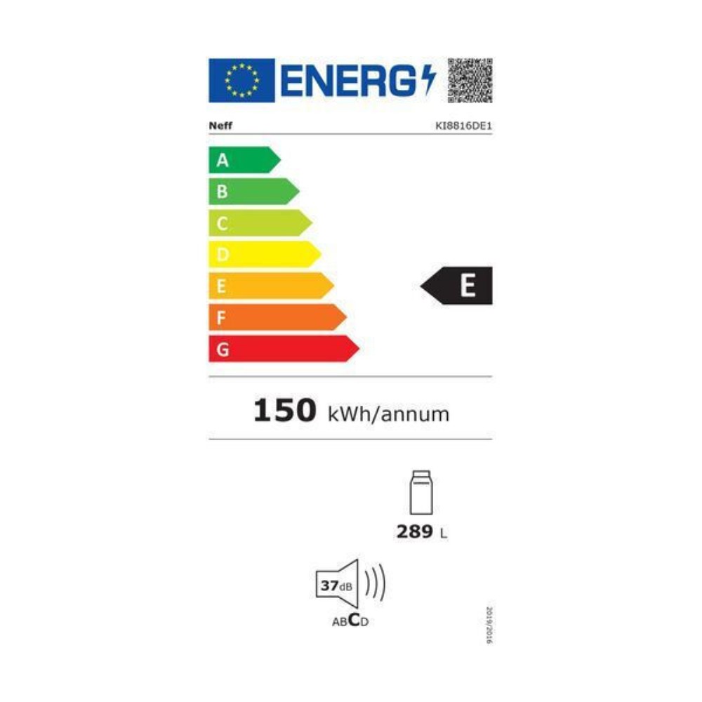 Neff KI8816DE1 Εντοιχιζόμενο Μονόπορτο Ψυγείο Συντήρησης 289Lt Υ177.2xΠ55.8xΒ54.5εκ. - Image 2