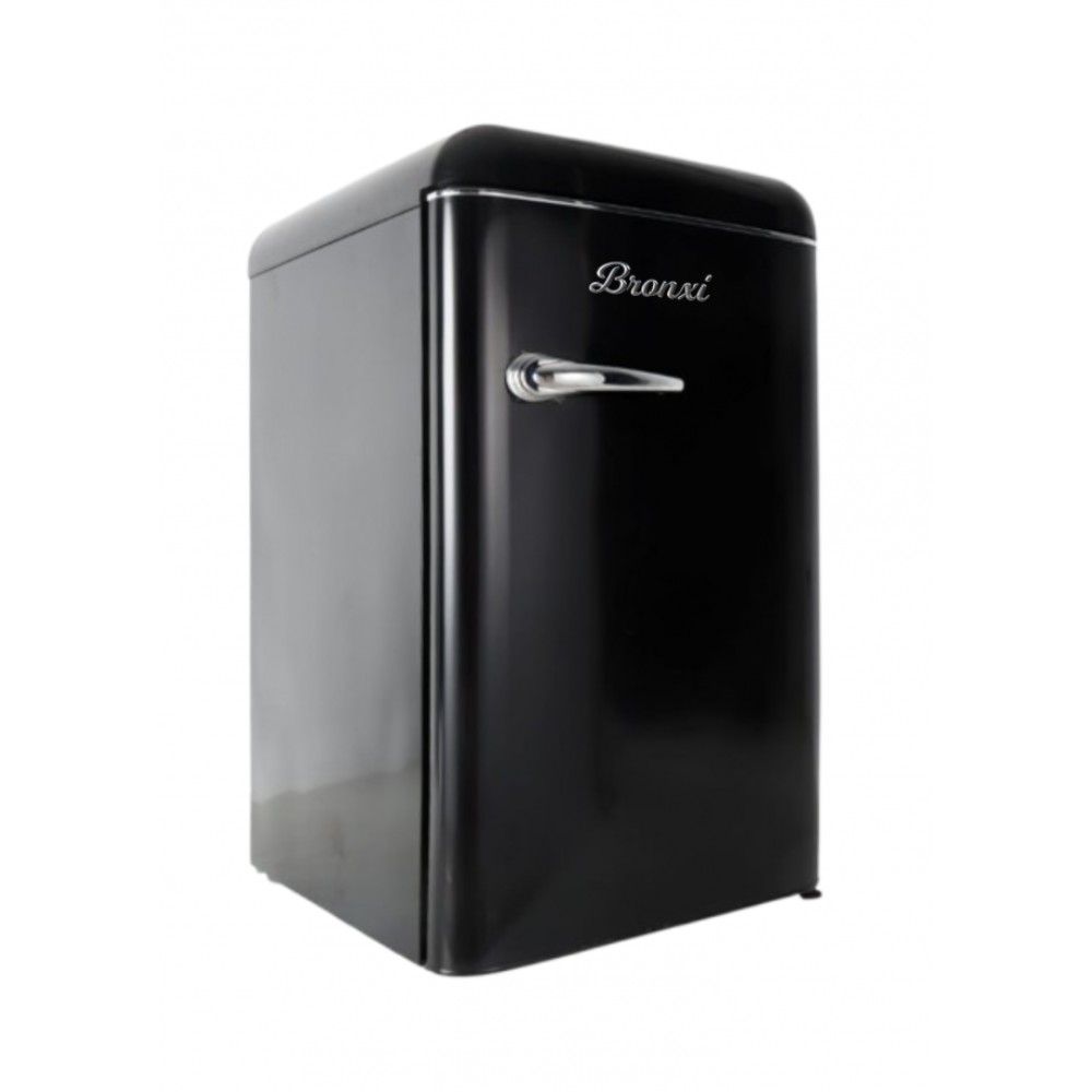 Bronxi BX-8955 BK Retro Μονόπορτο Ψυγείο 118lt Υ89xΠ55xΒ58.5εκ. Μαύρο - Image 3