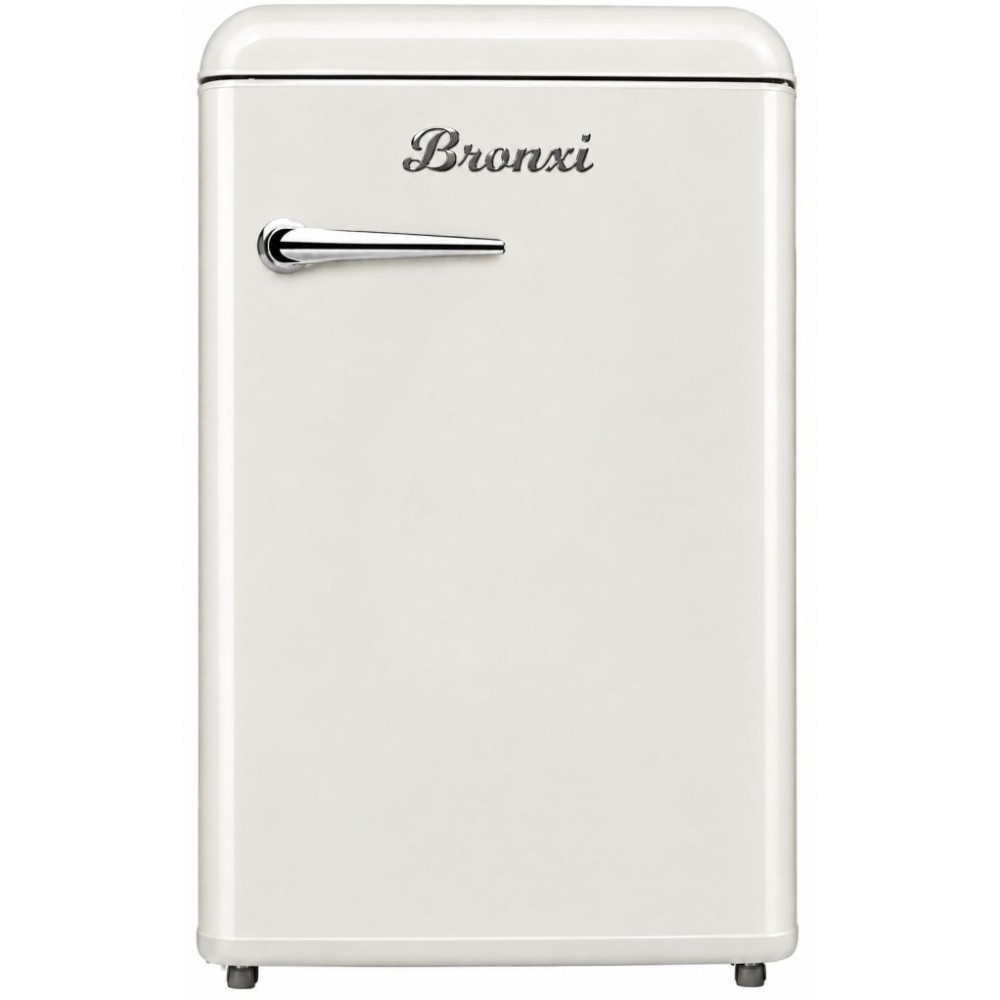 Bronxi BX-8955 CR Retro Μονόπορτο Ψυγείο 118lt Υ89xΠ55xΒ58.5εκ. Μπεζ