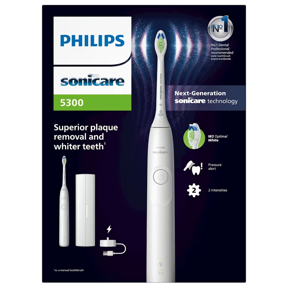 Philips HX7108/02 Ηλεκτρική Οδοντόβουρτσα Sonicare 5300 Λευκή - Image 2