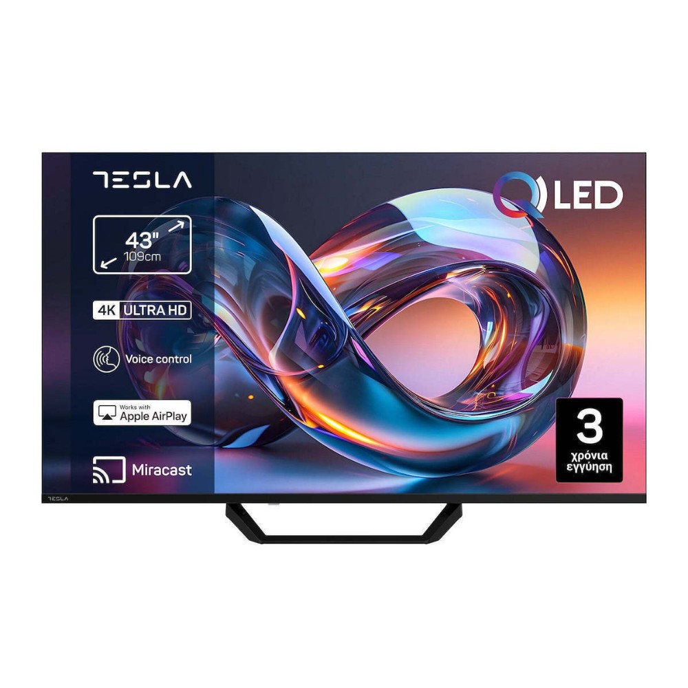 Tesla Q43E665BUV Smart Τηλεόραση 43" 4K UHD QLED HDR 2026