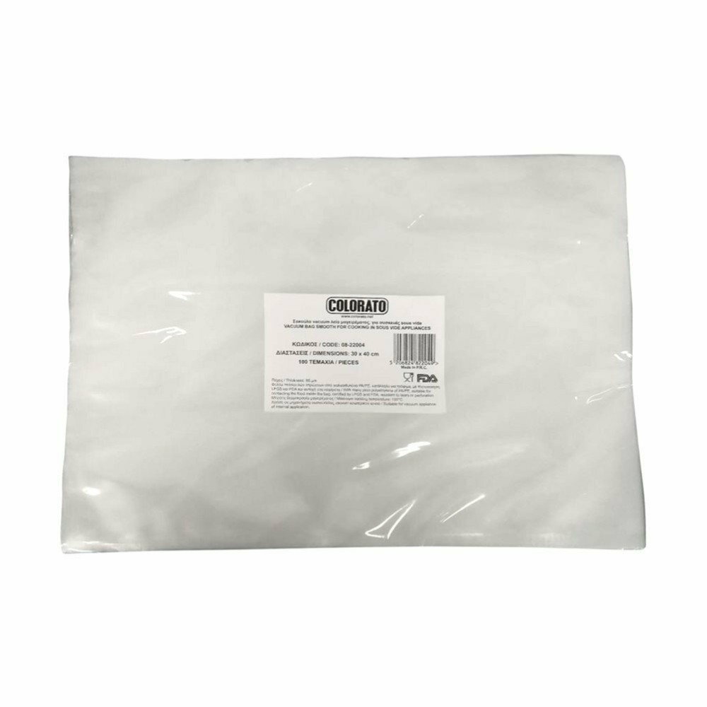 Colorato 08-22004 Λείες Σακούλες για Συσκευές Vacuum 300x400mm 100τμχ