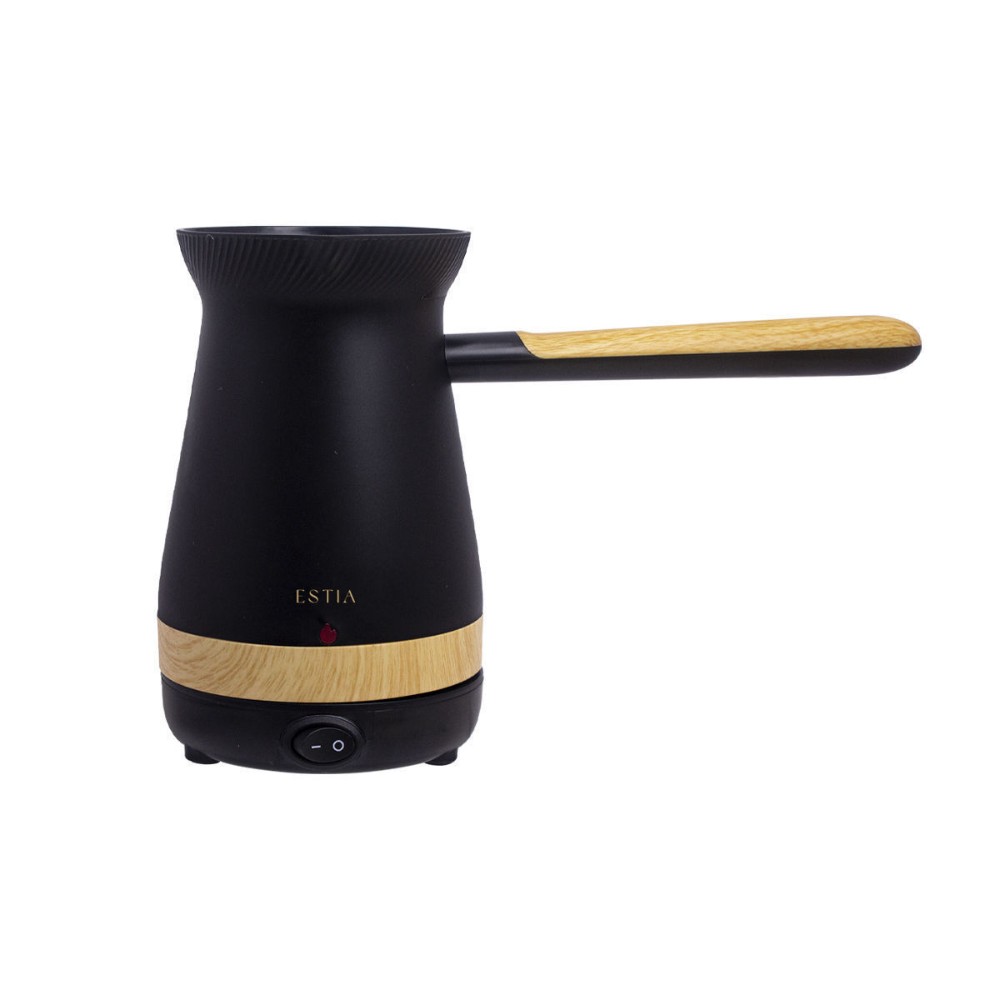 Estia Ηλεκτρικό 06-39141 Μπρίκι Oak 1000w με Αποσπώμενη Βάση 360° Μαύρο